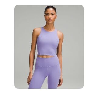 Wunder Train Racerback Tank Top size 10 - Dark Lavender